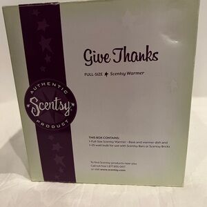 Scentsy vintage Full-Size Warmer; New in box